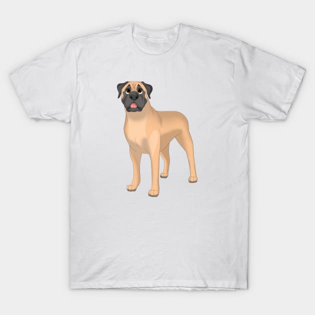 Bullmastiff Dog T-Shirt by millersye